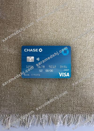 USA Chase bank visa debit card 2 photolook front